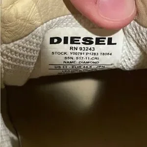 Diesel | Shoes | Diesel Leather Black Boots Shoes Lace Up  display picture 1